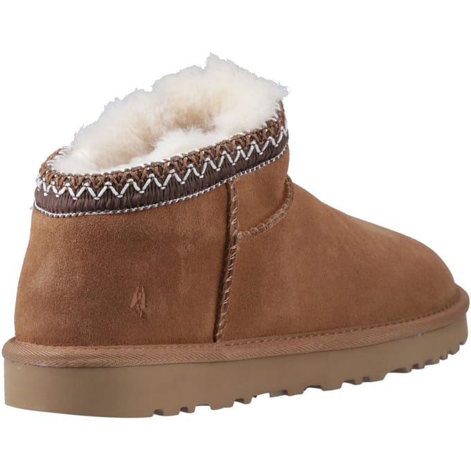 Hush Puppies Sloane Dames Suède Tan Pantoffels