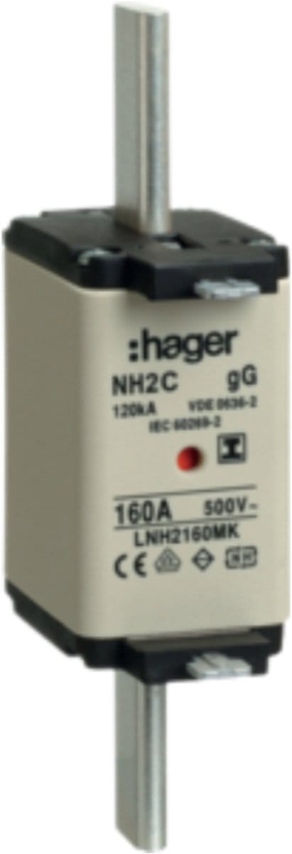 Hager LNH2160MK HAG MESPAT.NH2 KTF MK160A 500V per 3