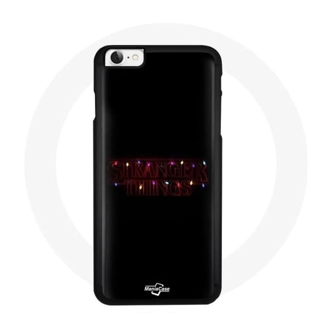 Coque pour Iphone 7 - MANIACASE - Stranger Things - Souple - Noir - Joyeux Noël