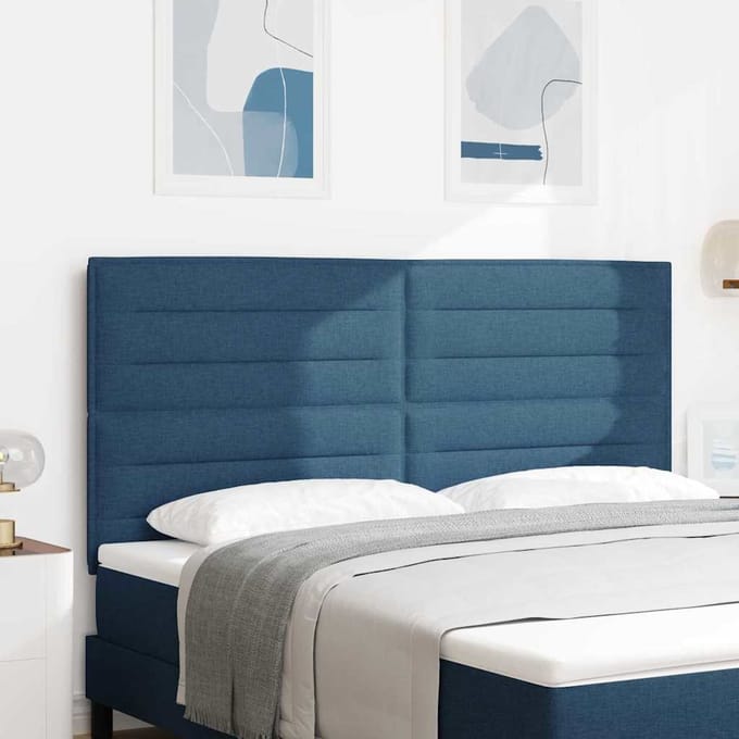 vidaXL Hoofdbord Blauw 180 cm Stof