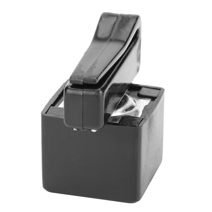 Draagbare poolbiljartkeu krijthouder clip snooker accessoires gereedschap gray