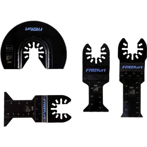 FRITZFURT 3501-2014 Multitool toebehorenset Bimetaal 4-delig 1 set(s)