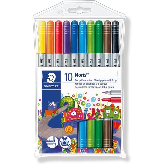 STAEDTLER dubbelstift Noris, 10 stuks kartonnen etui