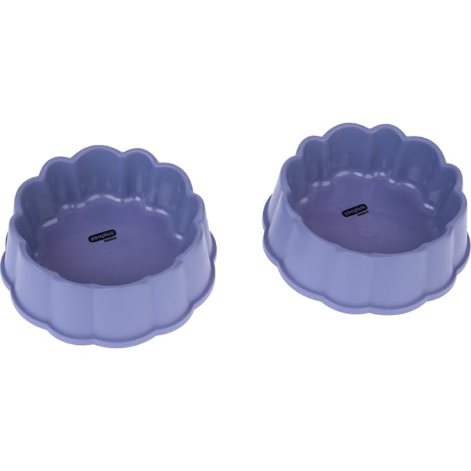 zooplus Basics kattenbakjes, rond 2x300ml kat