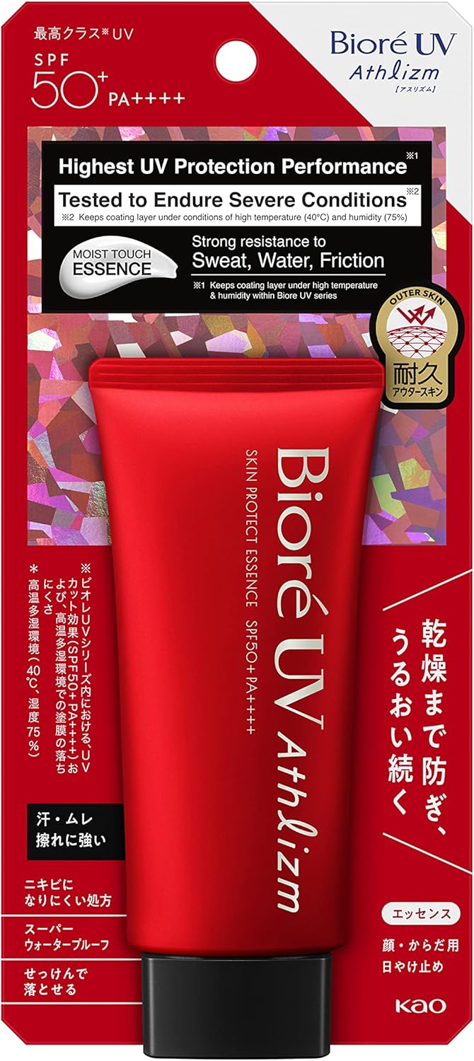Kao - Biore Athlizm Skin Protect Essence SPF 50+ PA++++ - 70g