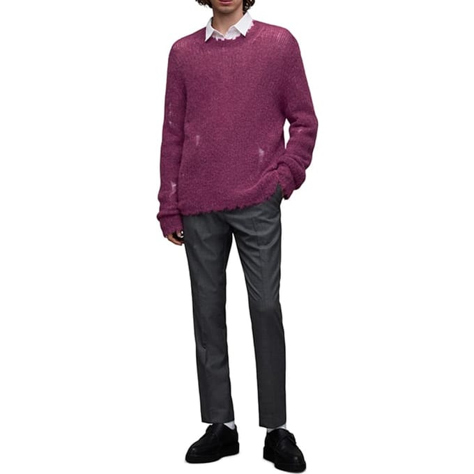 AllSaints Bleaker Crew Pink Größe: XXL | Pullover Outlet | Herren | Rosa