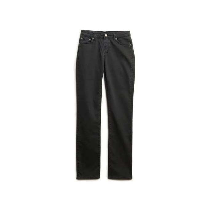 Slim satijnen hoog taille broek voor dames Superdry