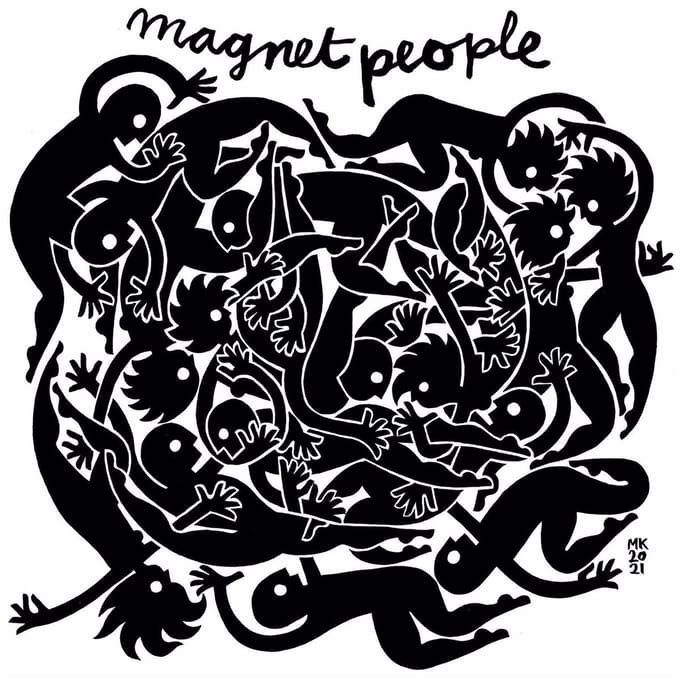 Pizza Knife - Magnetic People (LP)