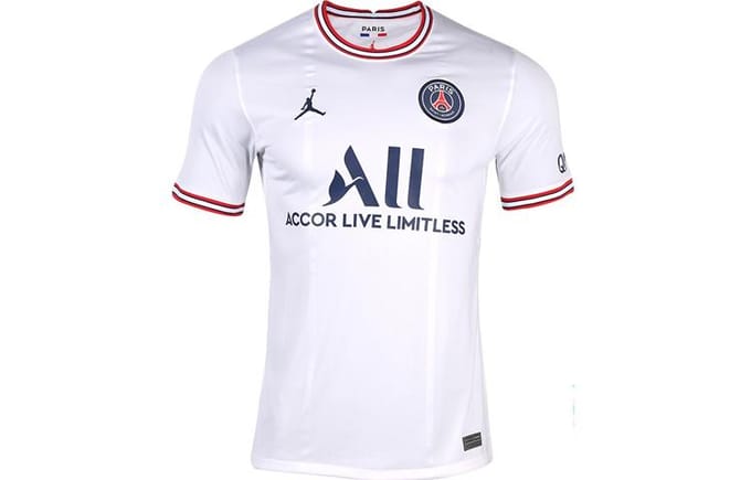 Jordan Voetbalshirts Heren Wit Gemiddeld 2XL