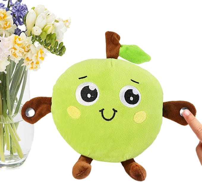 Muzikaal Speelgoed - Pluche Dier - Samen Spelen - Interactieve Geluiden - 29 x 23 x 11 cm - Groente