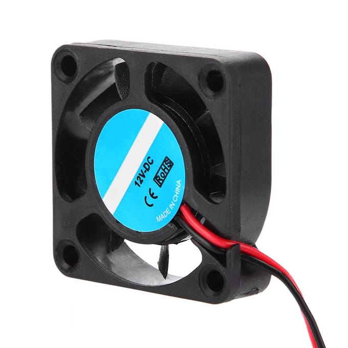 4 stuks 3D-printer montageonderdeel voor Makerbot Hoge snelheid koelventilator 12V 7000RPM 6.7CFM blue