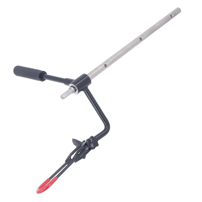 20-inch Verlengstang Legering Staal IJsvisboor Verlengstang met Handvat en Elektrische Boor black