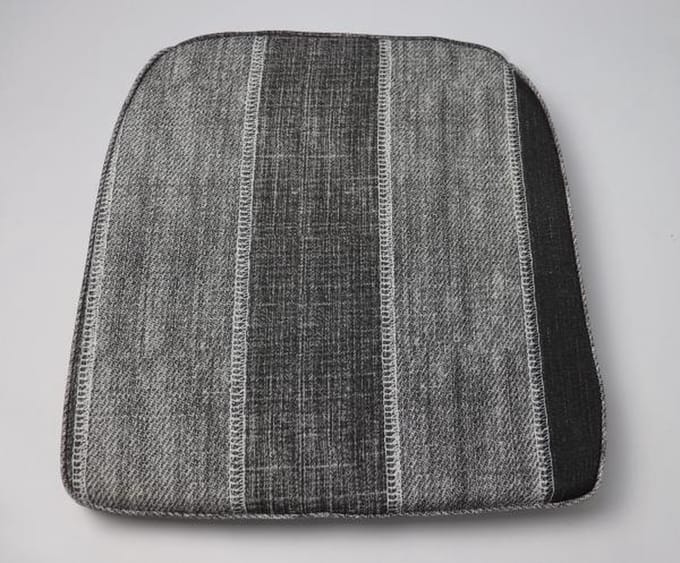 Madison Zitkussen Wicker universeel 50x53 cm Stripe grey