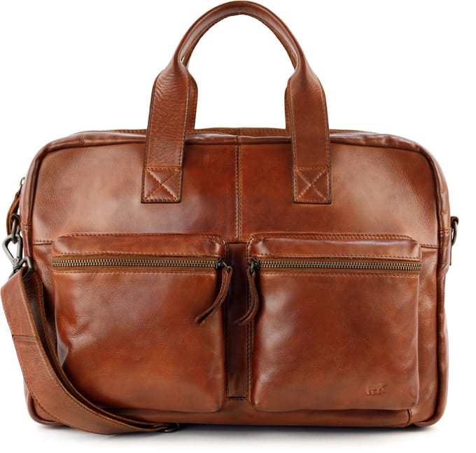 Bear Design Lou Laptoptas 15,6 inch - Cognac
