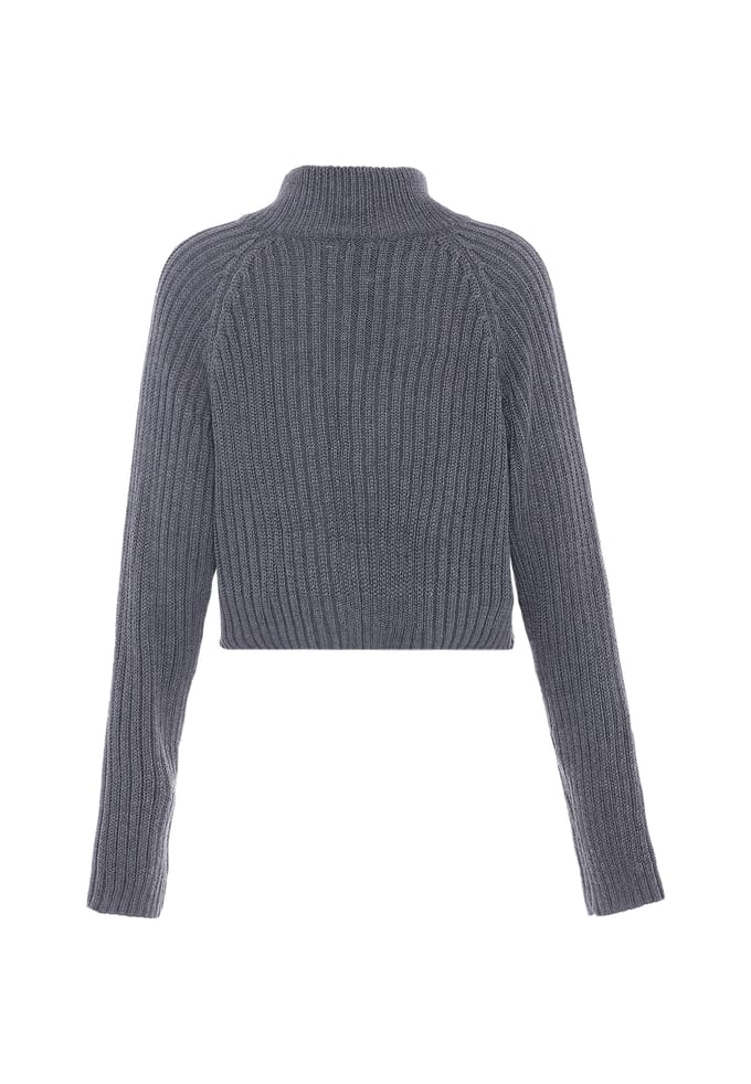 Mymo Vest Dames donkergrijs gem