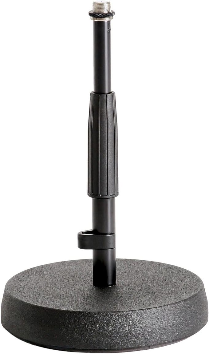 Tafelmicrofoonstatief met 3/8 inch schroefdraad - Zwart - 347 mm hoogte