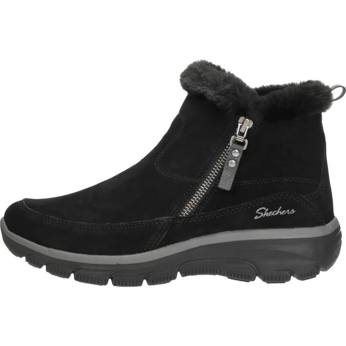 Skechers EASY GOING - COOL ZIP Dames Instappers - Zwart