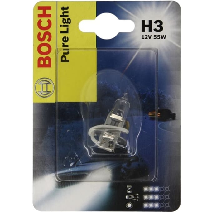 Lamp Halogeen BOSCH H3 Pure Light 12V, 55W