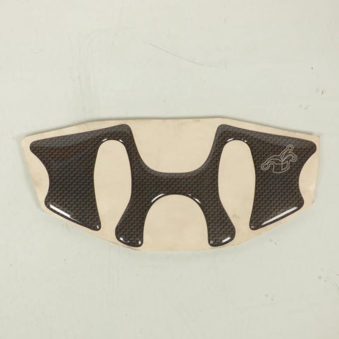 Protection té de fourche adhésive Mad look carbone 185x80mm pour moto Neuf