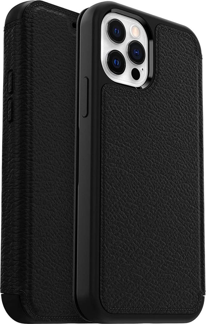OtterBox Strada Folio hoesje - Geschikt voor de iPhone 13 Pro - Zwart - Leer