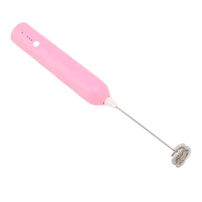 Kleine Huishoudelijke Eierklopper Mini Multifunctionele Blender Handheld Elektrische Klopper Schuimmaker Garde L roze