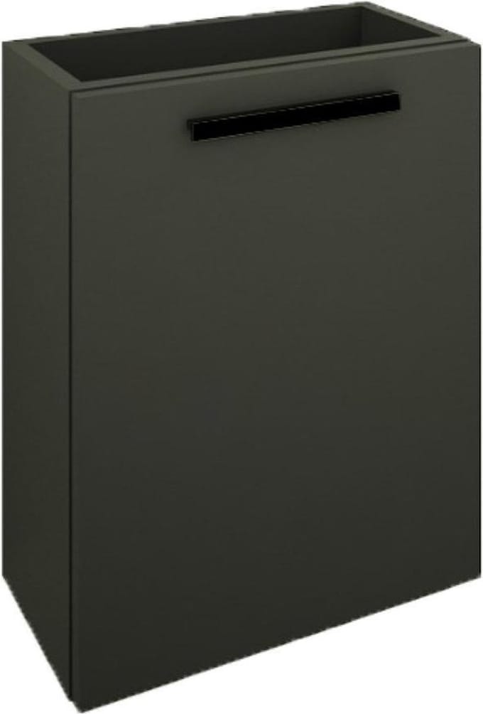 Fonteinkast Wiesbaden Marmaris 40 cm Exclusief Topblad Mat Zwart