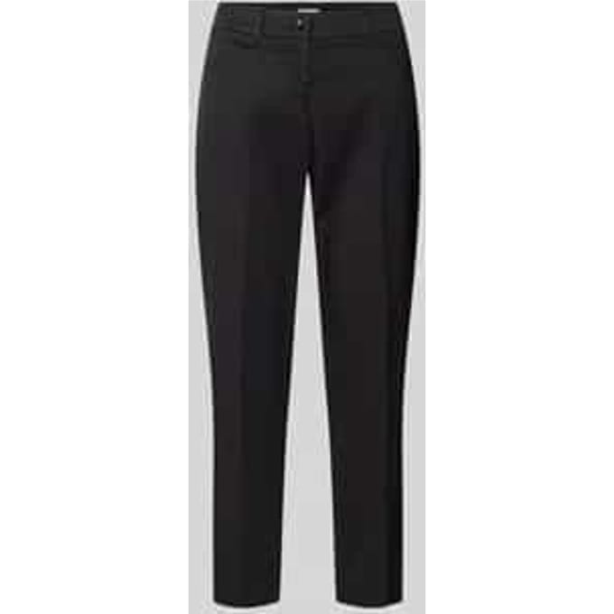 Brax Dames Chino  Style MARA S PERMA BLACK, perma zwart, maat 44