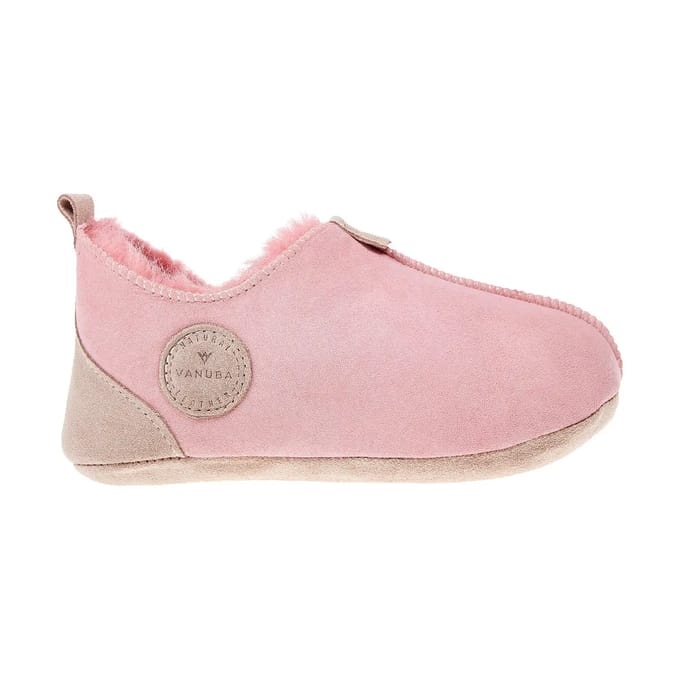 Lamswollen Pantoffels Baby Meisje Vanuba Oxford