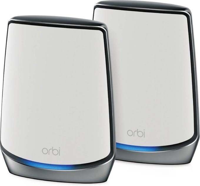 NETGEAR Orbi RBK852 - Mesh Wifi - WiFi Versterker - WiFi 6 - Tri-Band - 2-pack