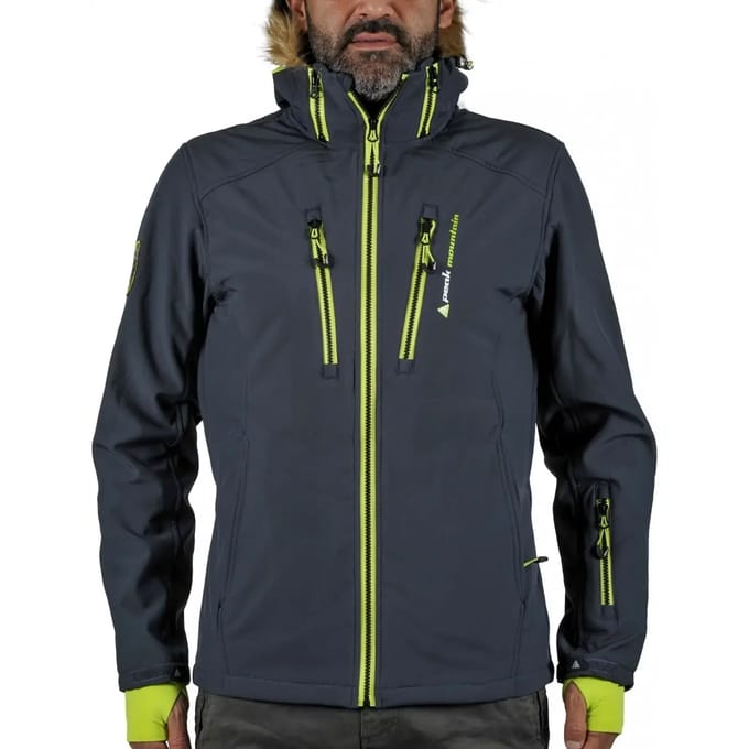 Softshell jas met nepbont Peak Mountain Casada