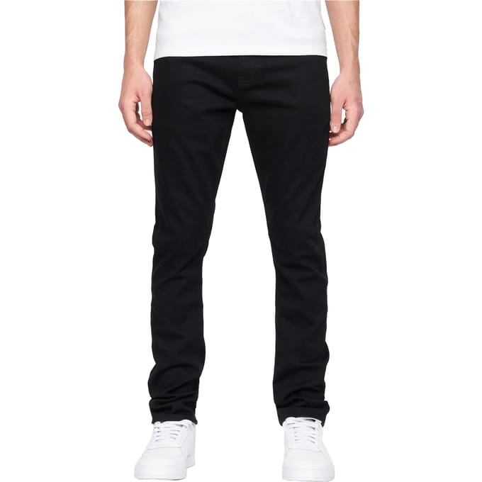 Duck and Cover Heren Overburg Slim Jeans (Zwart)