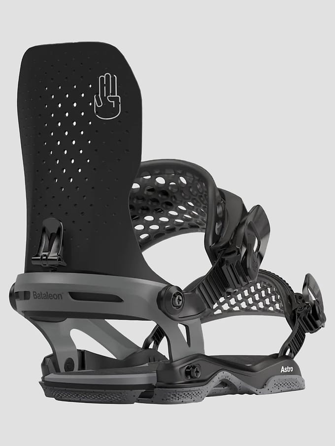 Bataleon Astro Asymwrap 2025 Snowboard Bindingen zwart