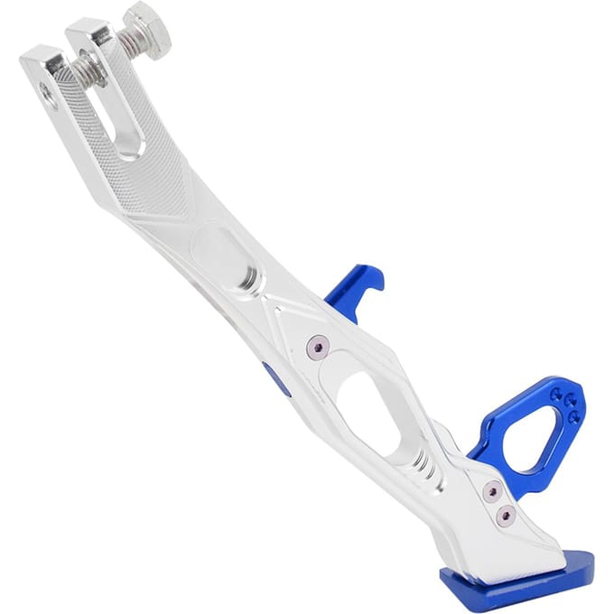 Motorfiets Aluminiumlegering Zijstandaard Statief Frame Parkeervoeten Standaard B05026(Blauw) white