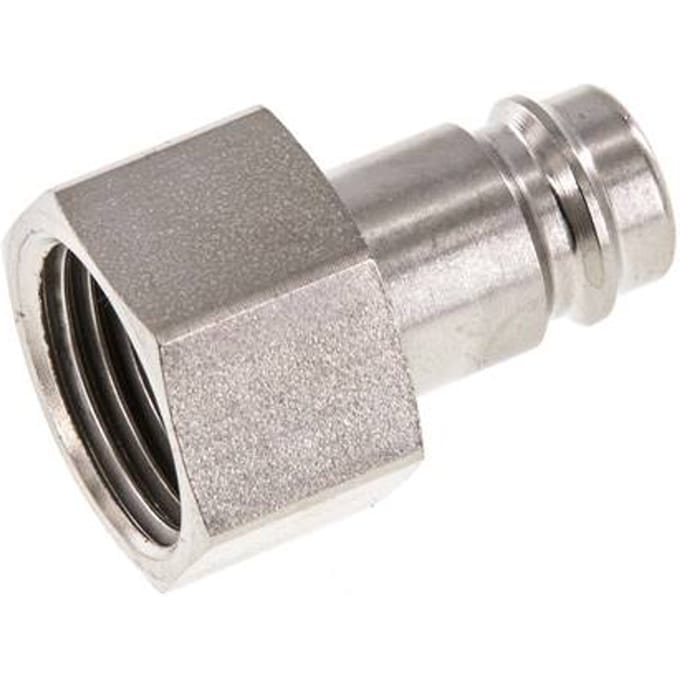 Gehard staal DN 10 Luchtkoppeling Insteeknippel G 1/2 inch Binnendraad
