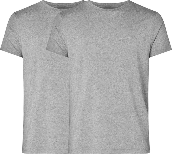 Resteröds Heren onder t-shirts 2 pack Bamboo
