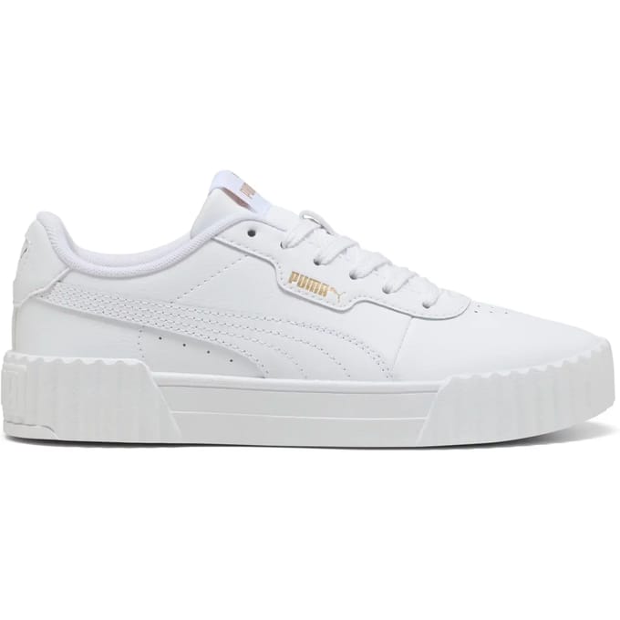 PUMA Carina 3.0 Dames Sneakers - PUMA White-PUMA Gold