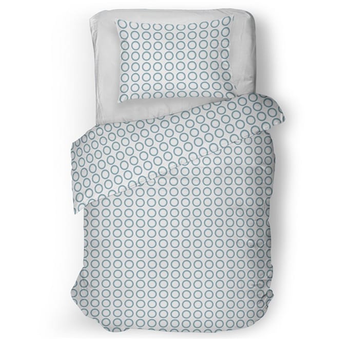 Snoozing Ingeborg Dekbedovertrek - Eenpersoons - 140x200/220 cm - Blue