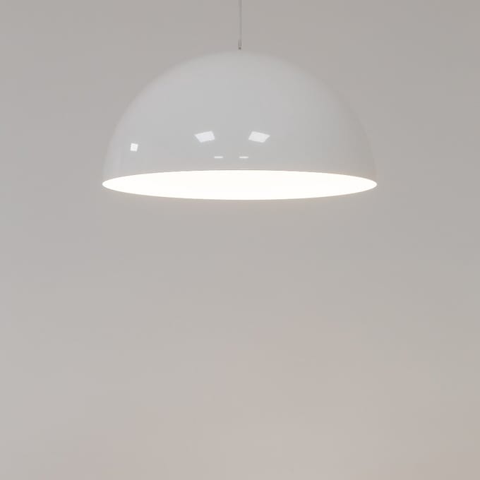 Nowodvorski Halfrond Hanglamp Wit - Stijlvol en Modern
