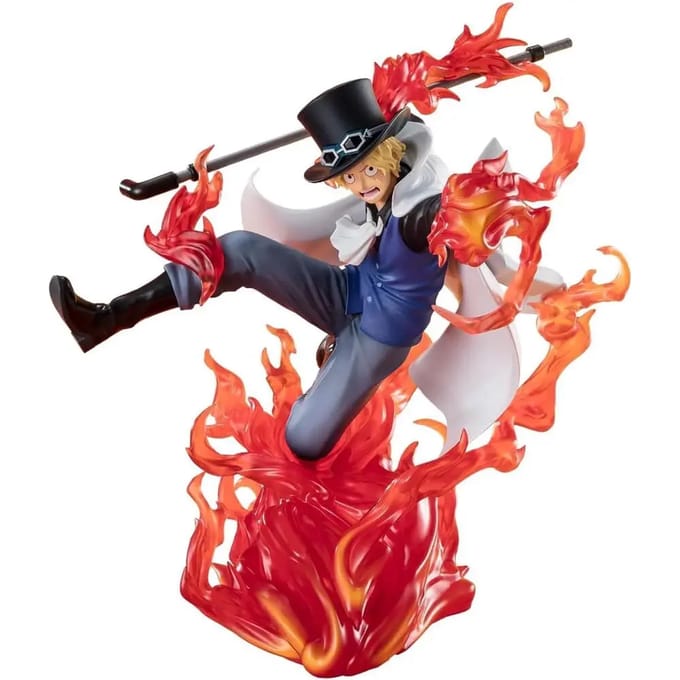 Bandai Tamashii Nations One Piece Figuarts ZERO Extra Battle PVC Statue Sabo Fire Fist Rook Check 19 cm Beeld