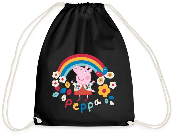 Peppa Pig Regenboog Gymtas