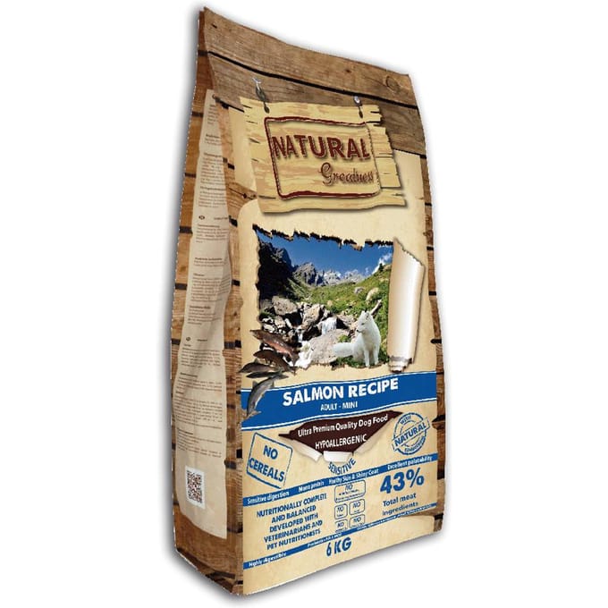 Natural Greatness - Salmon Sensitive mini - Hondenvoer - 6 KG