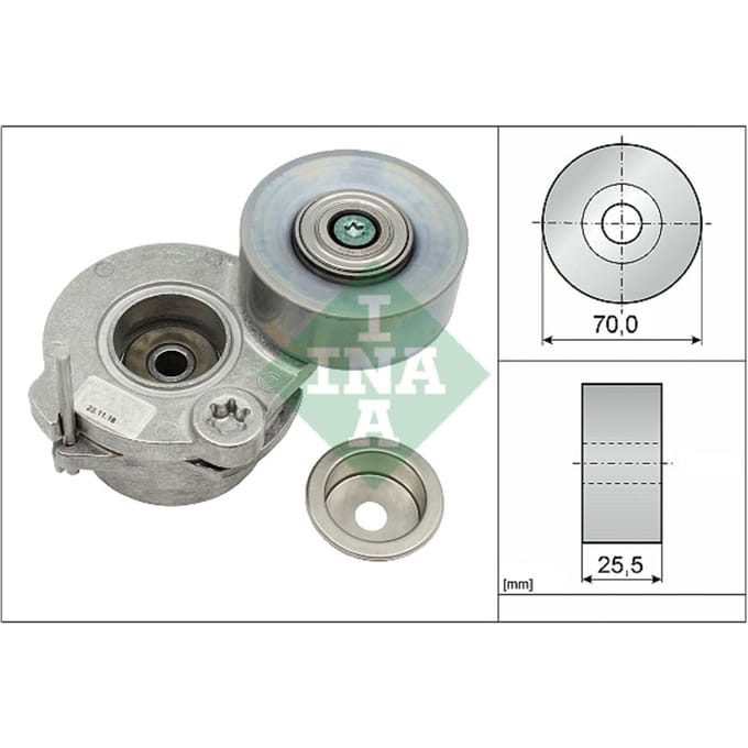 Schaeffler Ina Spanarm, V-ribbelriem INA 534 0672 10