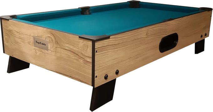 TopTable 8-Ball Topper Wood - Tafelmodel Pooltafel