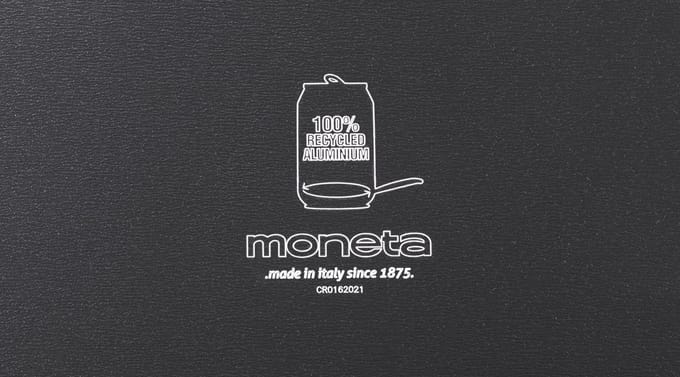 Moneta - Eden Cakevorm ø 26 cm - Gerecycled Aluminium - Zwart