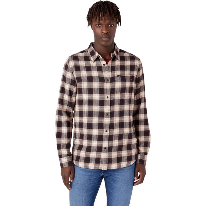 Shirt met zak 1 Wrangler