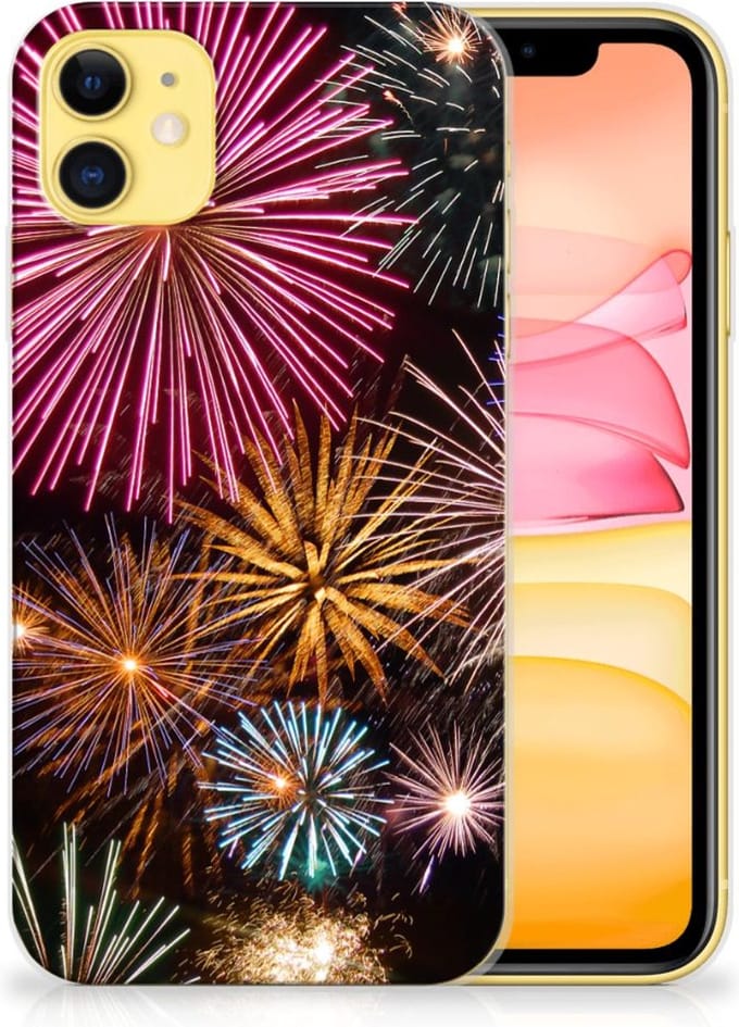 Apple iPhone 11 Silicone Back Cover Vuurwerk