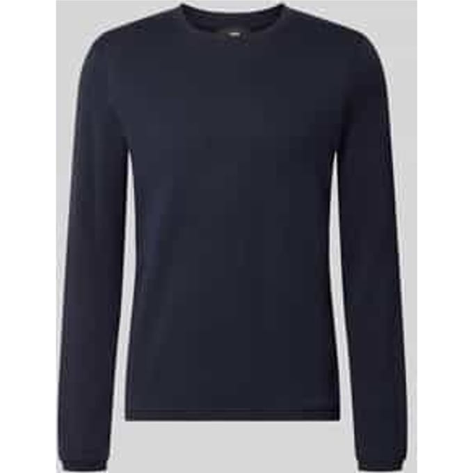 Shirt met lange mouwen met ronde hals model 'Baldi'