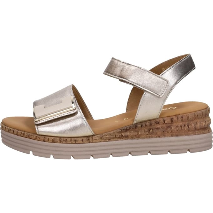 Gabor - Sandalen Plat Goudkleur 35.5