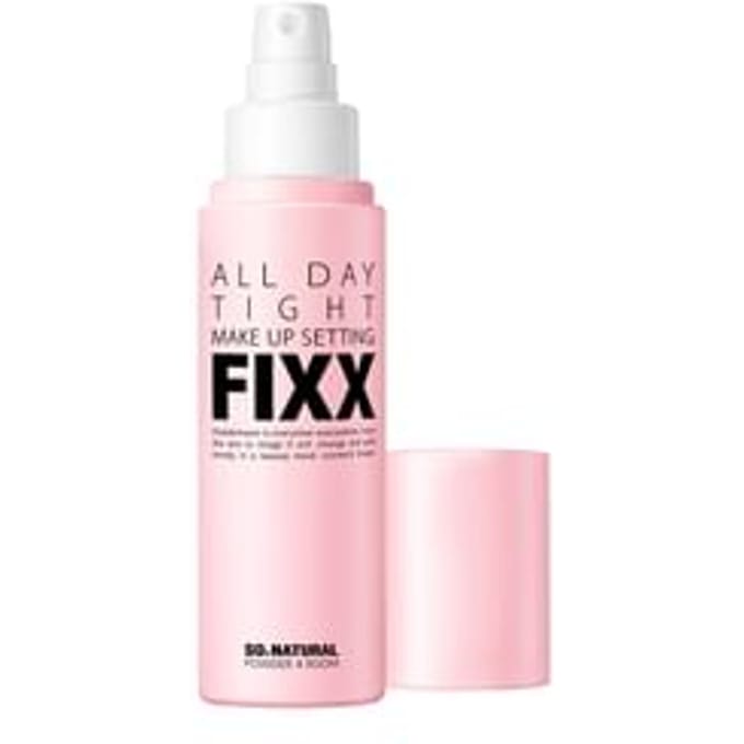 SO NATURAL De hele dag Strak Make-up Setting Fixx Langhoudende Make-up Houd 35ml / 75ml / 100ml (Type zonder gas) 100ml (No-gas Type) 1EA