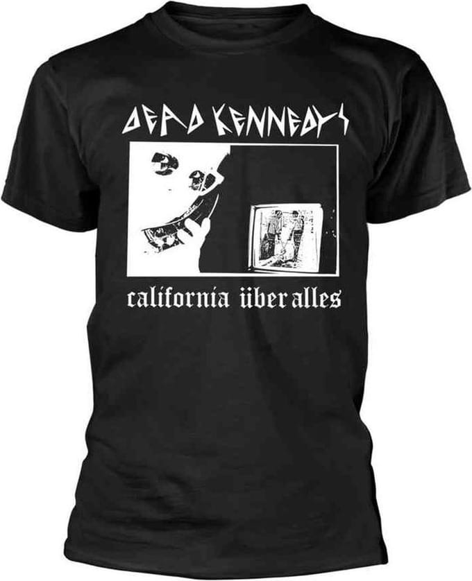 Dead Kennedys Heren Tshirt -S- Uber Cali Zwart